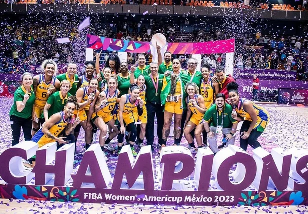 Seleção feminina de basquete do Brasil conquista título da Americup