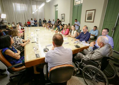 Solenidade da Assinatura da Ordem de Serviço das obras de reforma do "Lar de Santana"