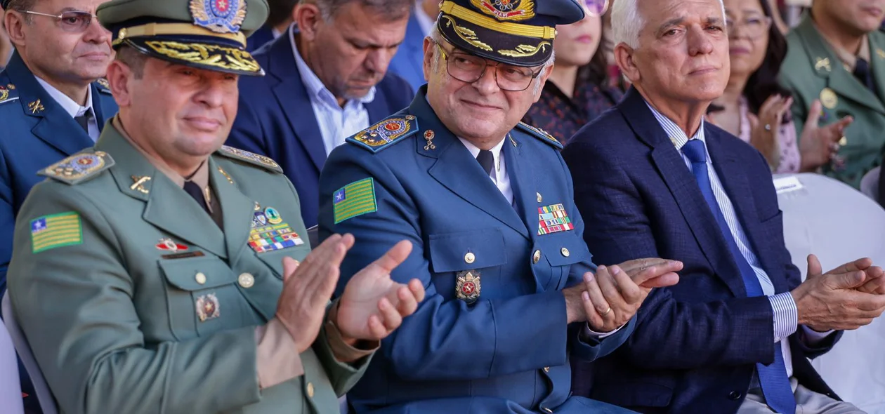 Solenidade na sede do Corpo de Bombeiros