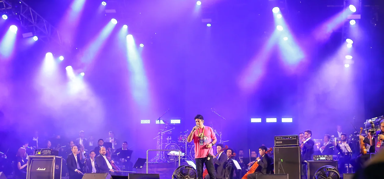 Tiago Peixoto na abertura do Piauí Pop