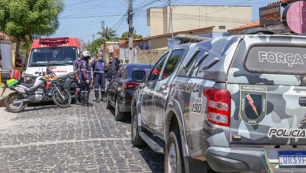 Viatura da força tática atendeu a ocorrência