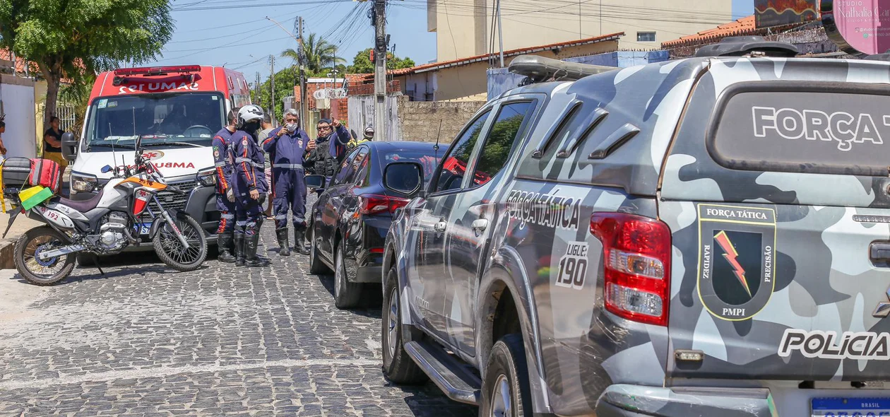 Viatura da força tática atendeu a ocorrência