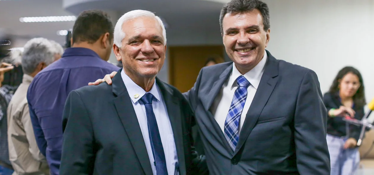 Vice-governador Themístocles Filho e o desembargador João Gabriel Baptista