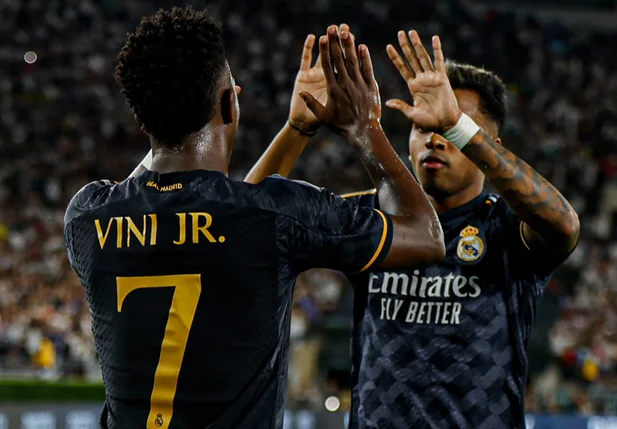 Vini Jr. marcou o gol de virada do Real Madrid