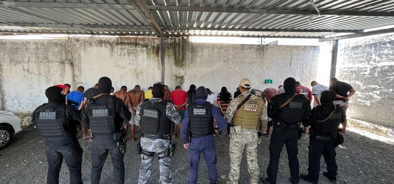 A operação foi integrada com diversas forças de segurança