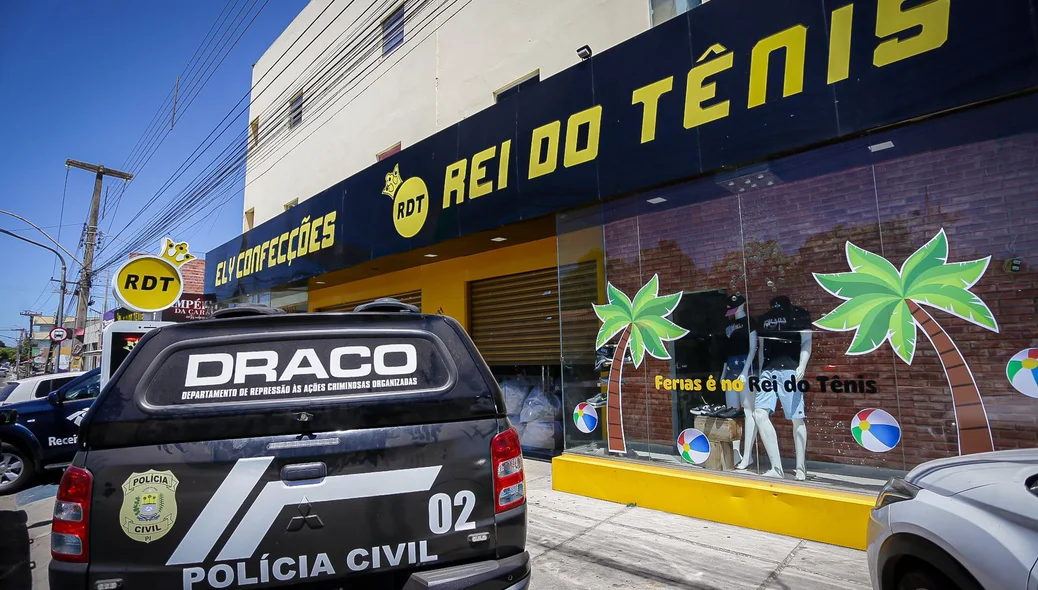 A operação teve auxílio do DRACO