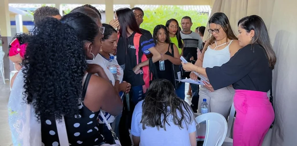 A população participou do evento