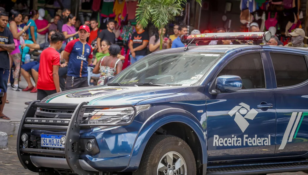 A Receita Federal também participou da operação