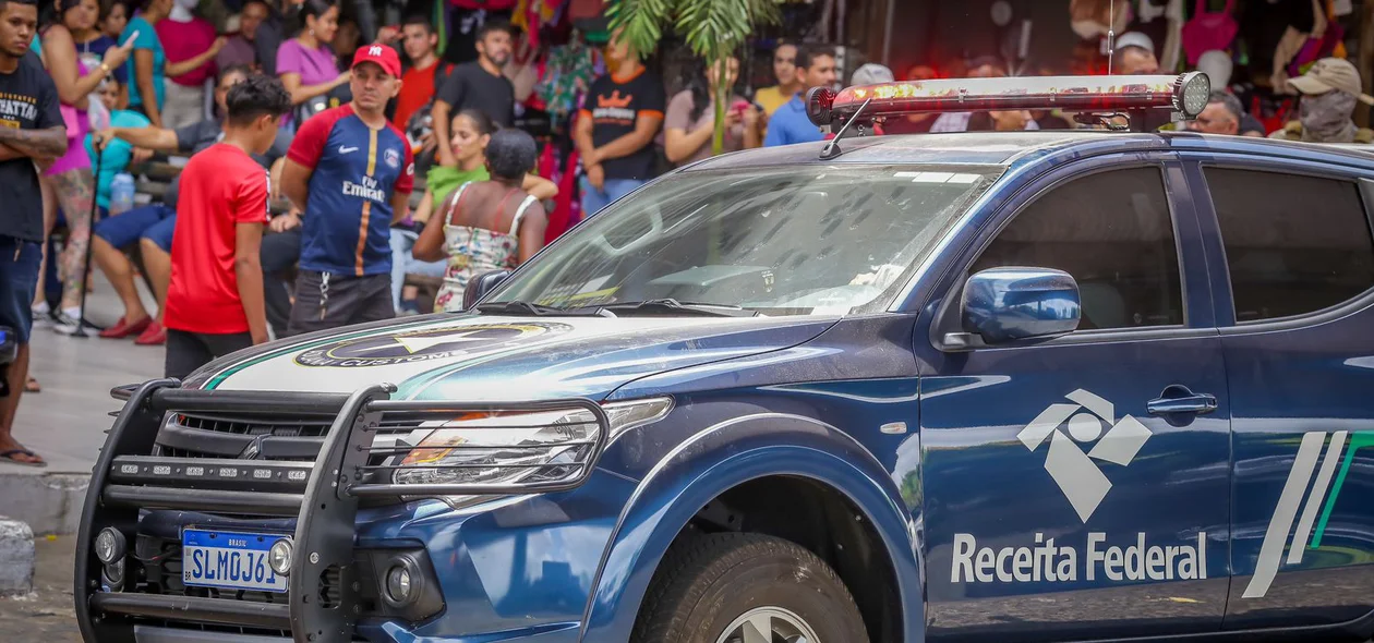 A Receita Federal também participou da operação