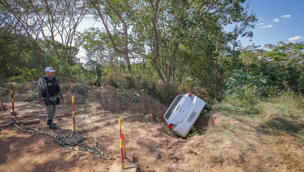 A vítima foi levada ao HUT