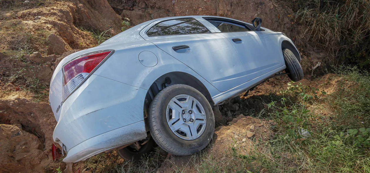 A vítima teve seu espaço fechado na pista