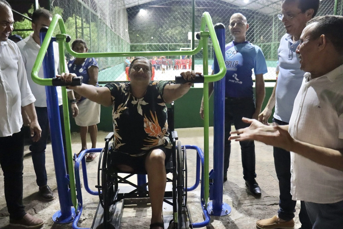 Academia acessível de Parnaíba recebe o nome de “Marcone Melo dos Santos”