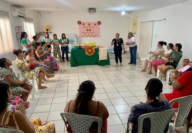 Ação de conscientização ao aleitamento materno