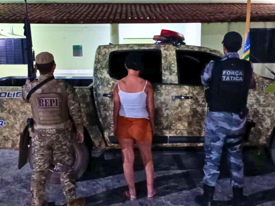 Acusada de tráfico de drogas e associação para o tráfico é presa em Fronteiras