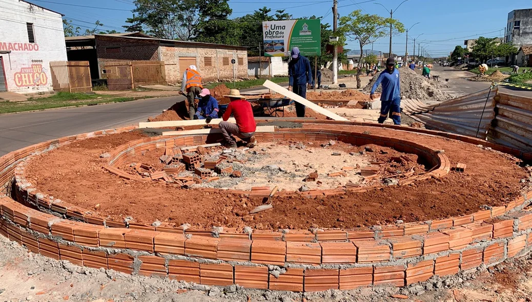 Algumas estruturas estão quase terminadas