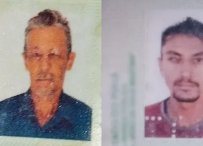 Antônio Gomes Pinheiro à esquerda e Francisco Tertuliano de Matos Amorim à direita