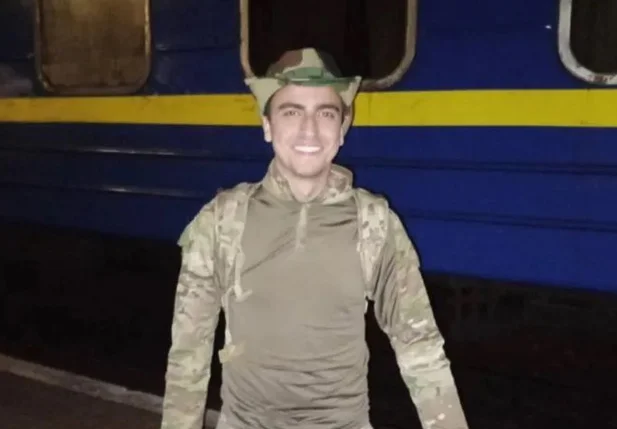 Antônio Hashitani, de 25 anos, morreu em combate na cidade de Bakhmut, na ucrânia