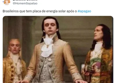 Apagão gerou memes nas redes sociais