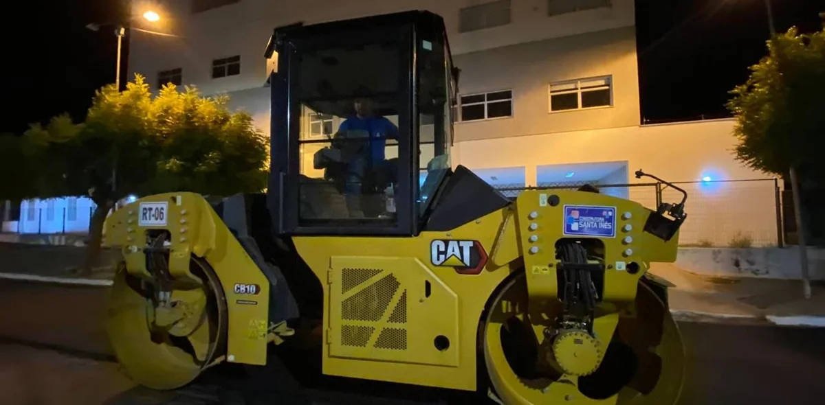 As obras estão em andamento