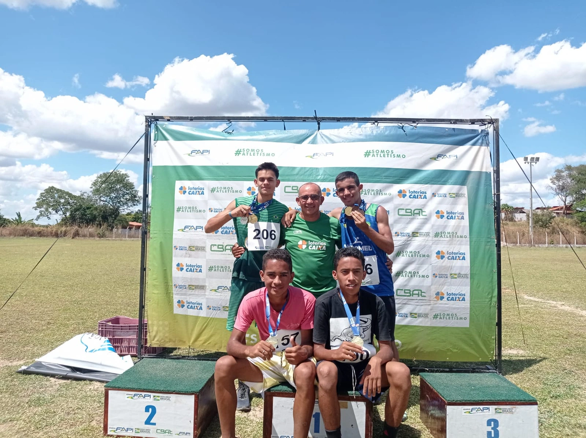 Atletas do Piauí se preparam para o Norte/Nordeste de Atletismo Sub-16