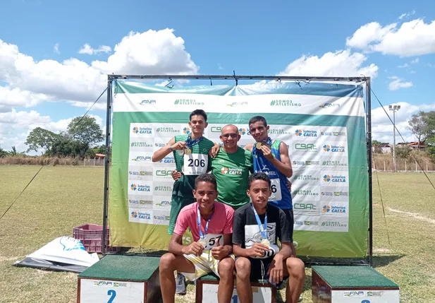 Atletas do Piauí se preparam para o Norte/Nordeste de Atletismo Sub-16