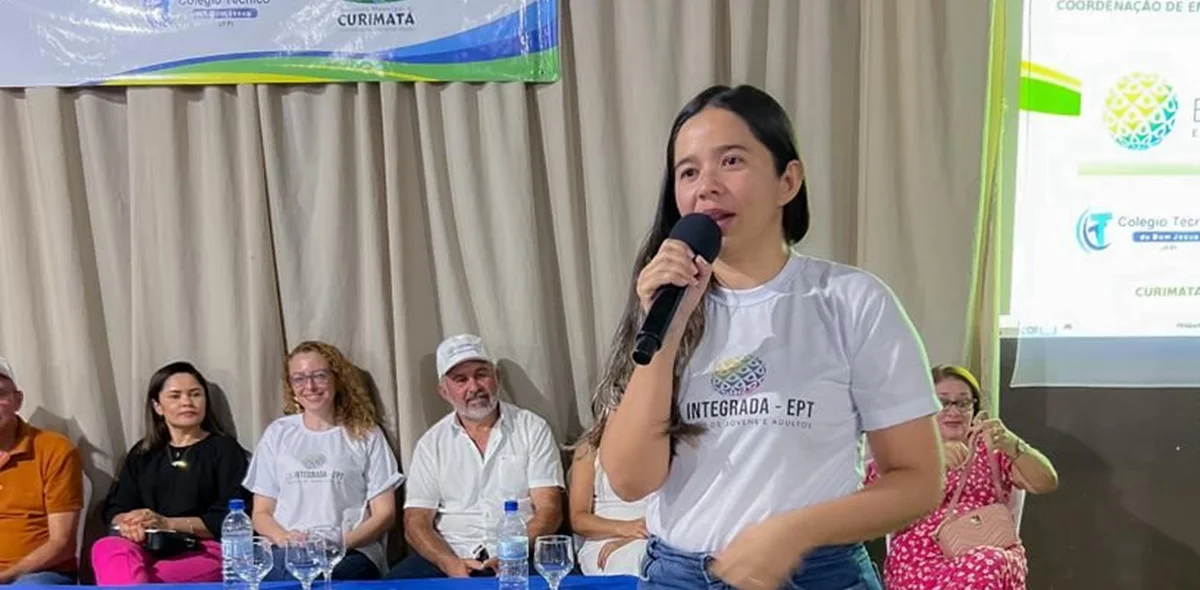 Aula Inaugural dos Cursos de Qualificação Profissional na cidade de Curimatá