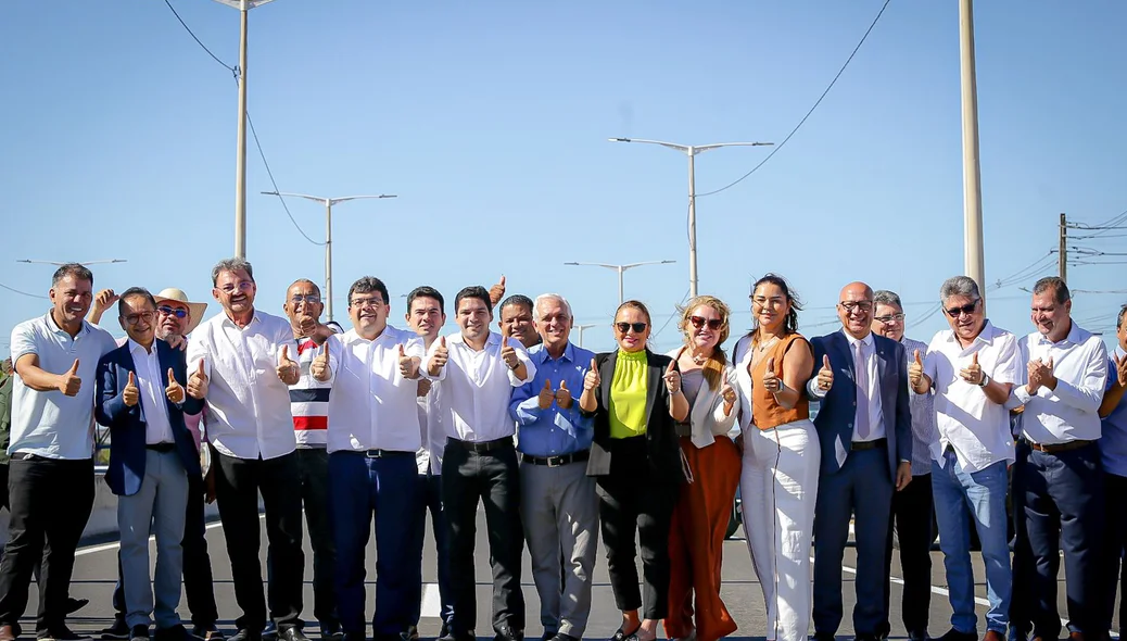 Autoridades presentes no evento