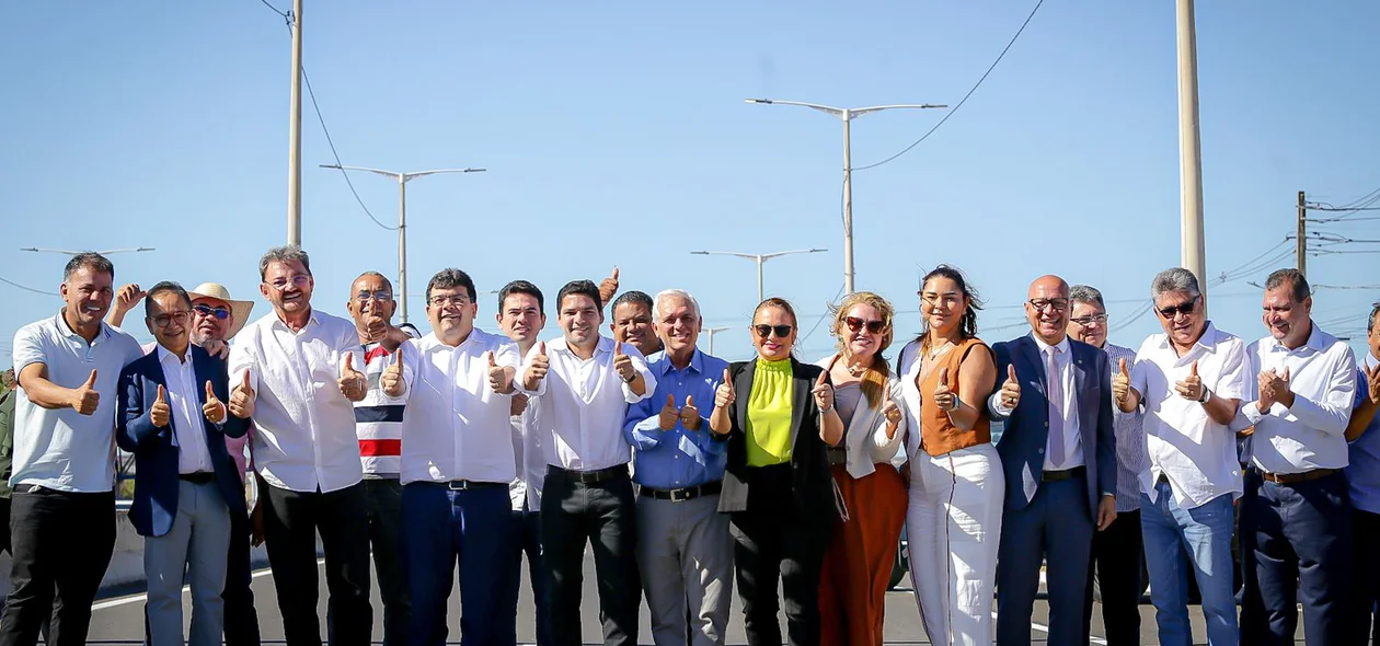 Autoridades presentes no evento