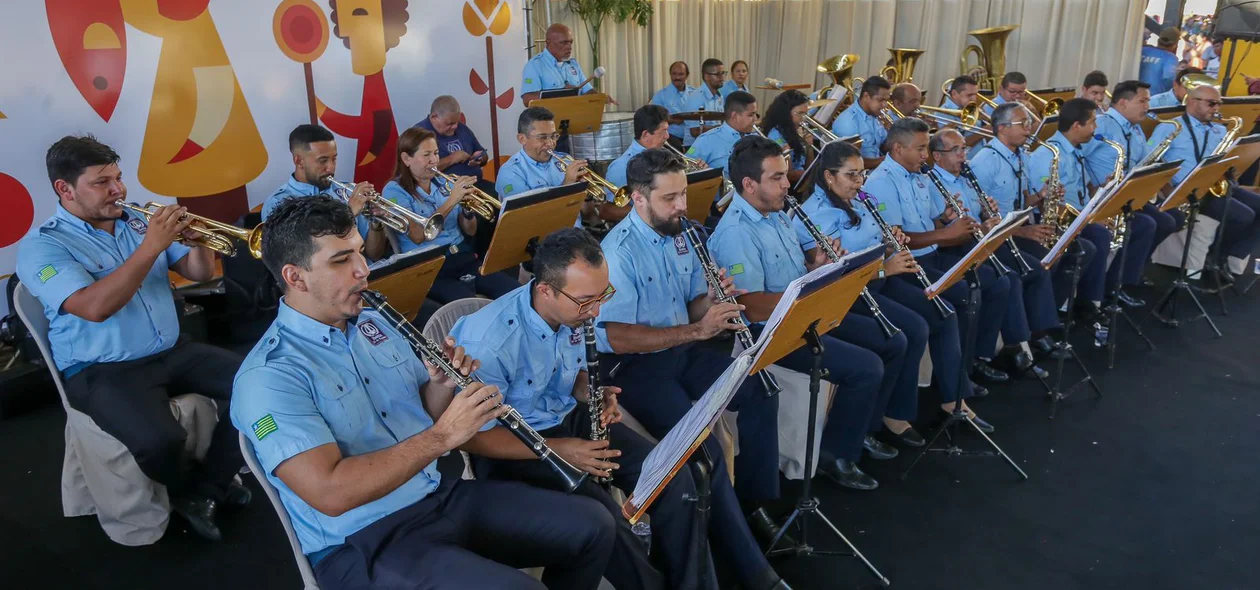 Banda Sinfônica no evento