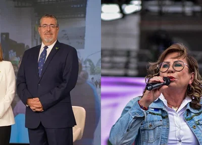 Bernardo Arévalo (Movimento Semilla) e Sandra TorrES (UNE) na disputa pela Presidência do país