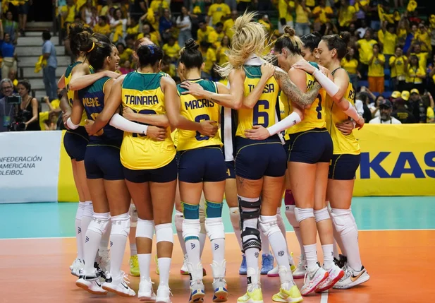 Brasil é campeão pela 23ª vez do Campeonato Sul-Americano de Vôlei Feminino