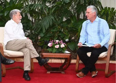 Celso Amorim e Miguel Díaz-Canel