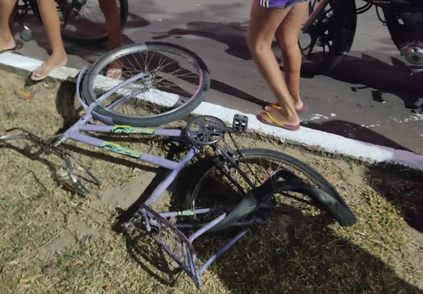 Ciclista morreu no local do acidente