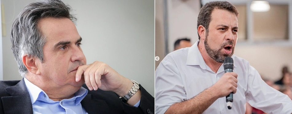 Ciro Nogueira e Guilherme Boulos