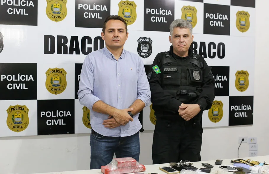 Coordenador do DRACO, Charles Pessoa e Reginaldo Moreira, Policial Penal