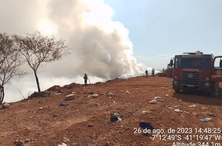 Corpo de Bombeiros de Picos foi acionado