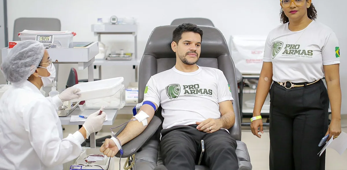 Dia D de doação de sangue está sendo realizado pelo grupo ProArmas