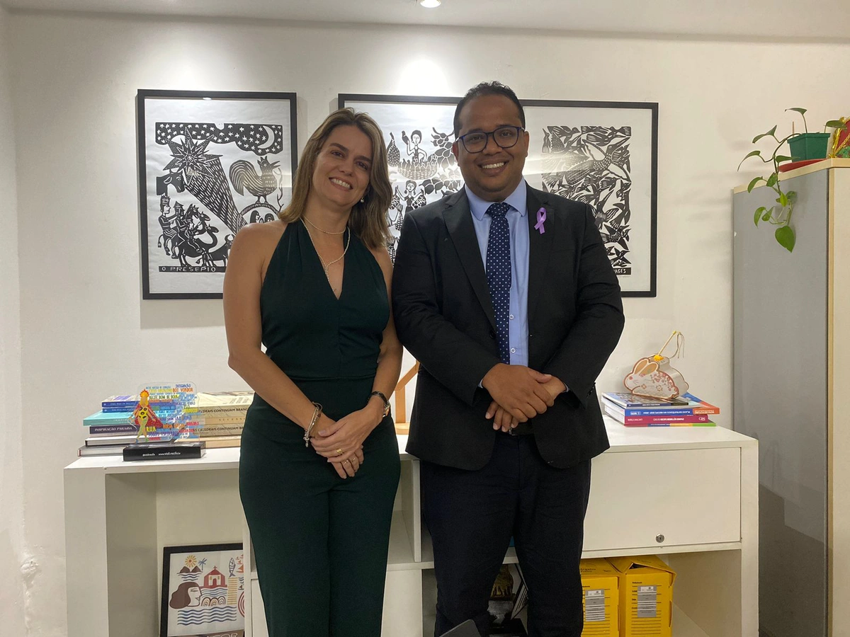 Enzo Samuel em agenda em Recife