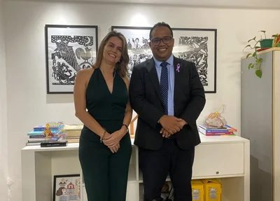 Enzo Samuel em agenda em Recife