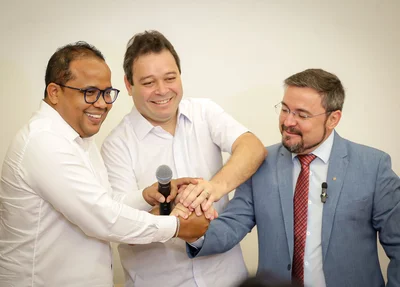 Evandro Hidd e Enzo Samuel declaram apoio a Fábio Novo