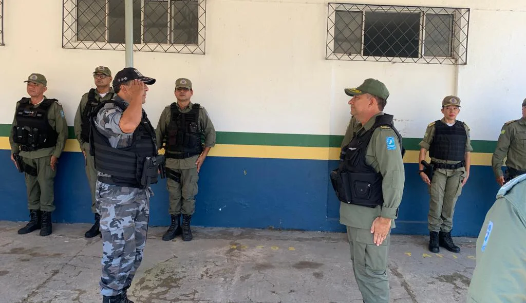 Evento que celebrou a lotação de policiais militares recém-formados