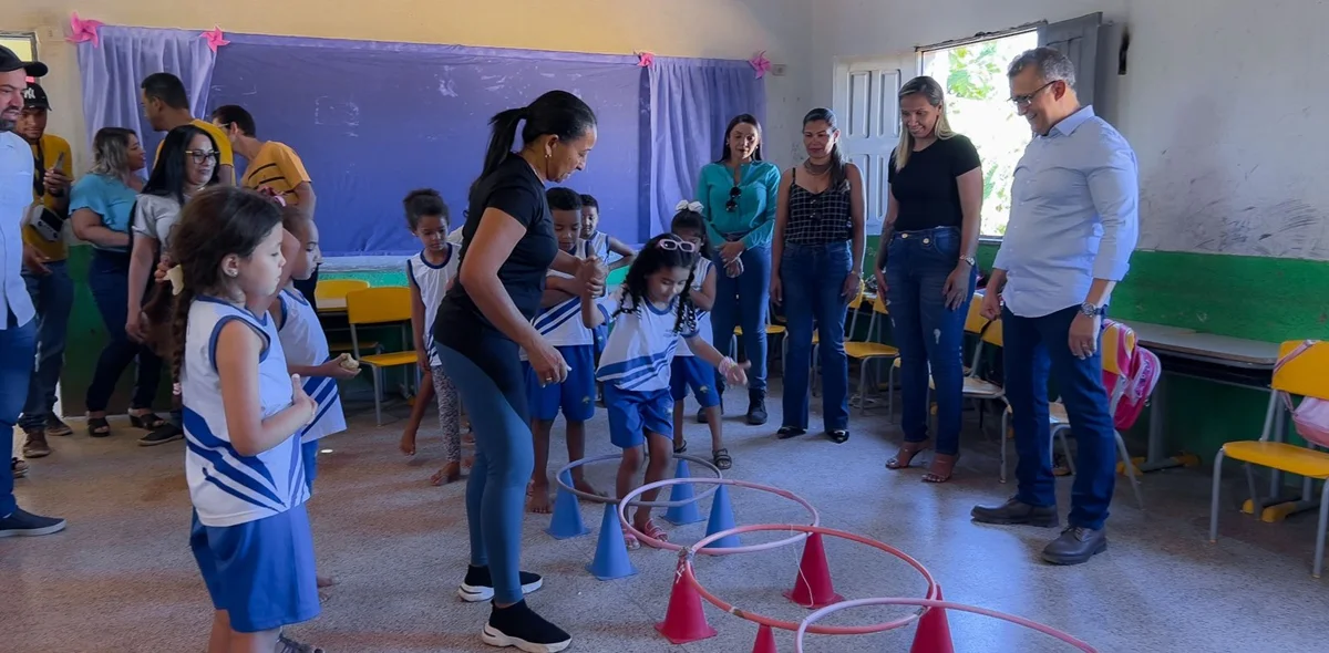 Foram realizadas atividades durante a visita
