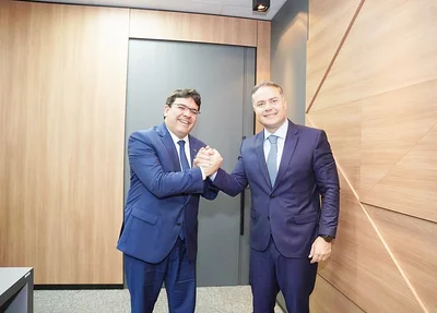 Governador Rafael Fonteles e ministro Renan Filho