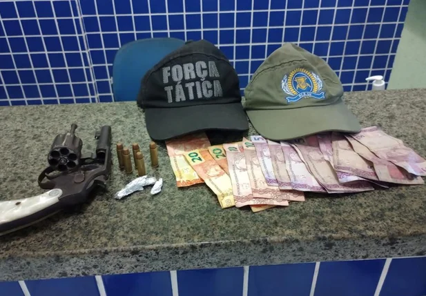 Ilícitos apreendidos em Luís Correia