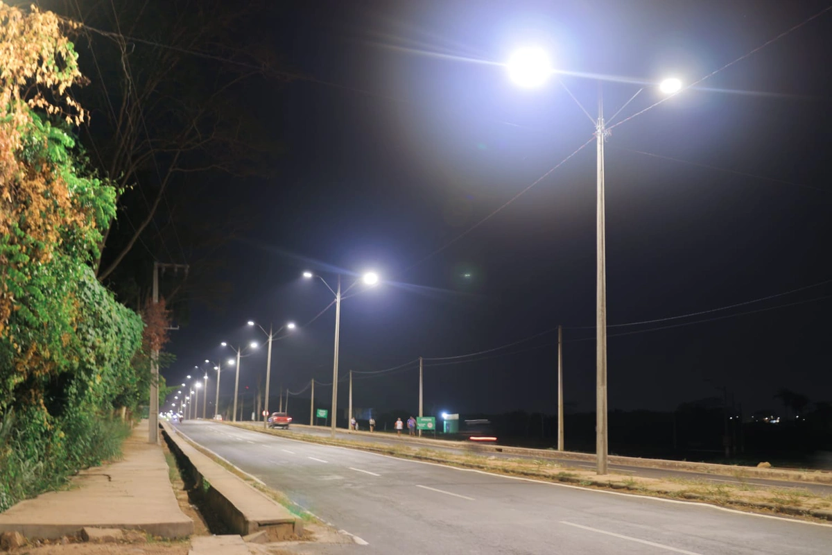 Inauguração da iluminação de prolongamento da Av. Kennedy