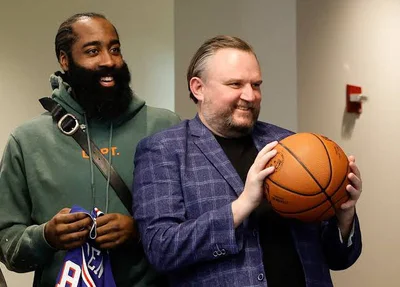 James Harden e Daryl Morey