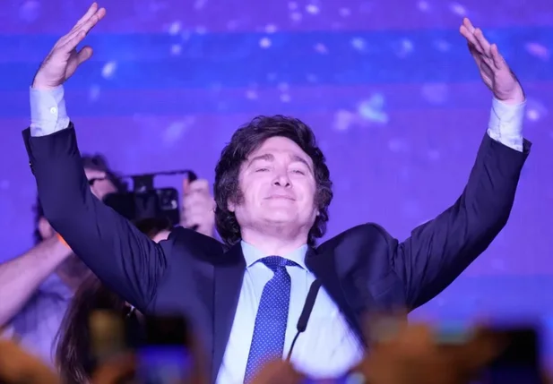 Javier Milei, candidato à presidência de extrema direita