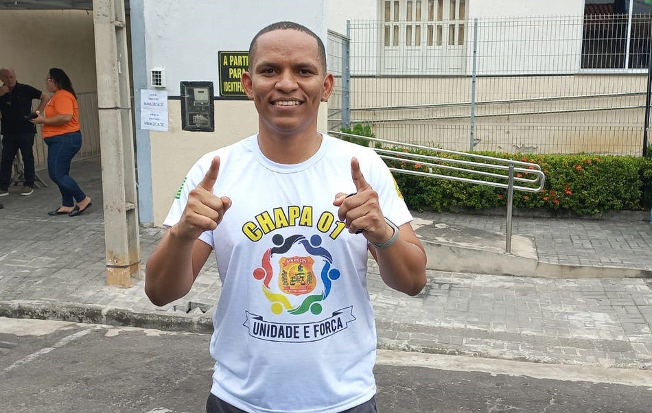 Jefferson Paulo, candidato a presidente do Sinpolpi pela Chapa 01