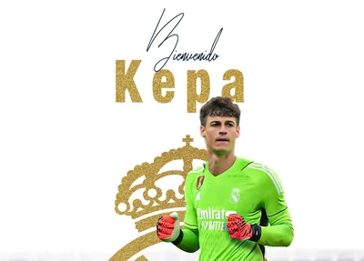 Kepa é oficialmente goleiro do Real Madrid