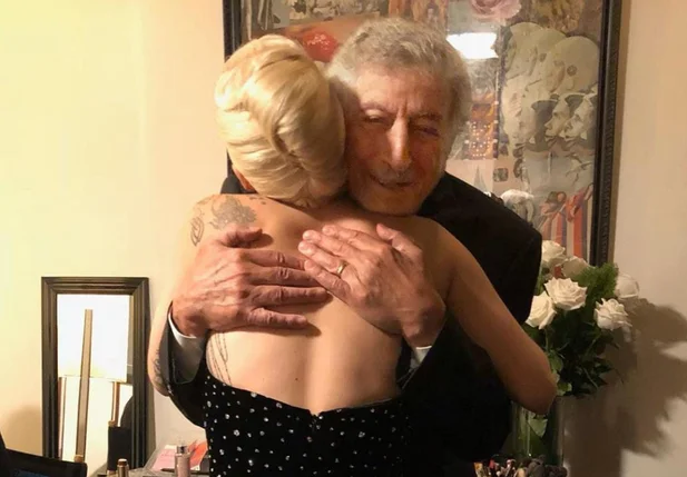 Lady Gaga homenageou Tony Bennett em suas redes sociais